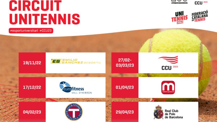 Prepareu-vos per l’UNITENNIS Tour! I CCU23